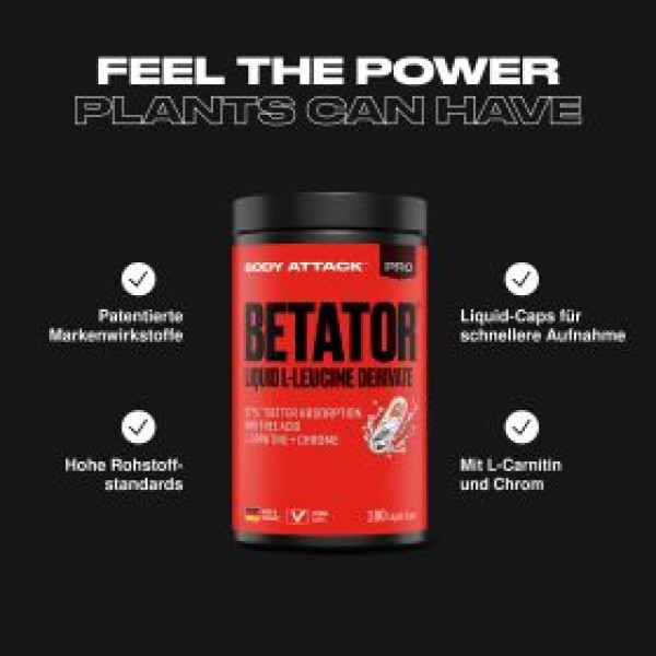 BODY ATTACK Betator 180 kapslar 