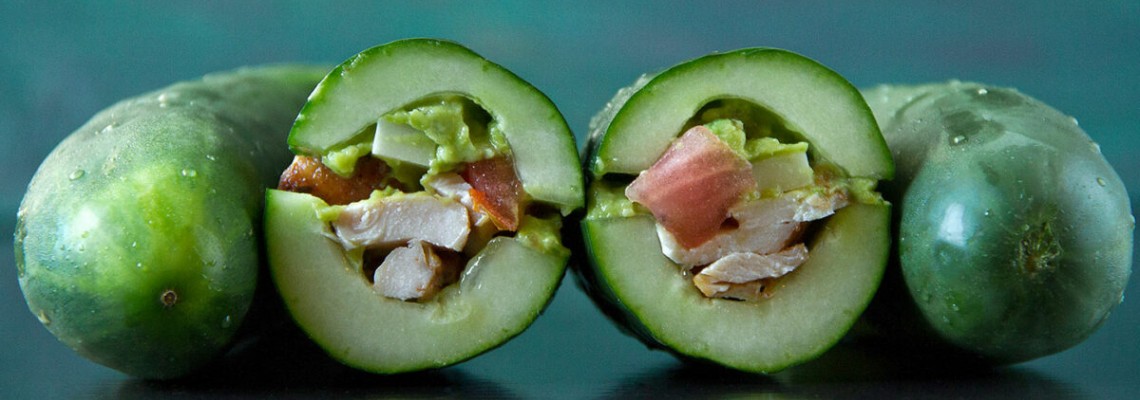 BREADLESS CUCUMBER SANDWICHES