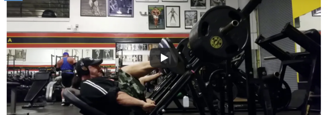 BUILDING LEGS WITH LEG PRESS – PRO TRAINER ERIC DILAURO