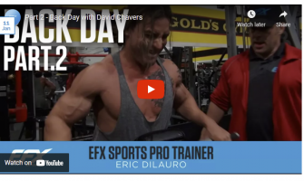 PART 2 – BACK DAY WITH DAVID CHAVERS